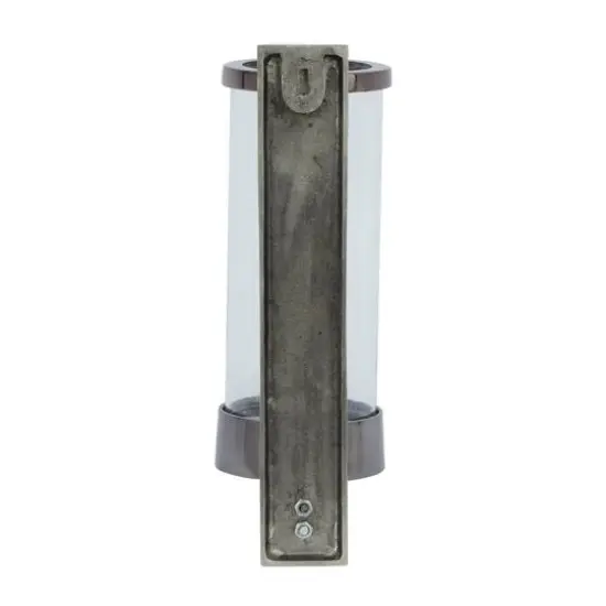 Grey Aluminum Contemporary Wall Sconce, 16" x 5" x 7" {6}
