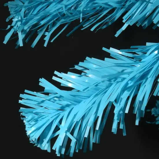 7.5ft. Unlit Light Blue Medium Artificial Christmas Tree {5}