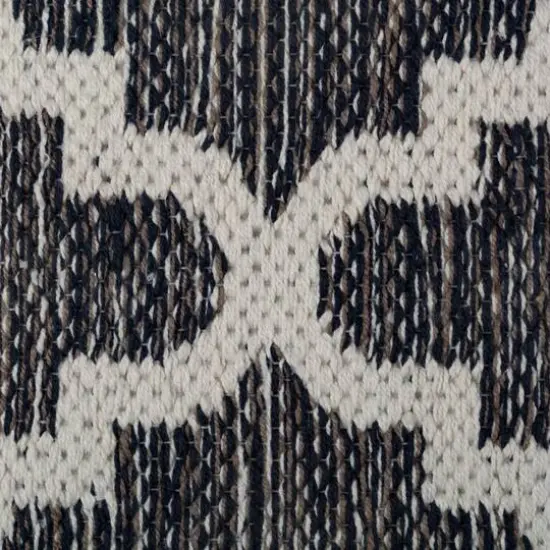 DII&reg; Gray Lattice Hand-Loomed Rug, 4ft. x 6ft. {3}
