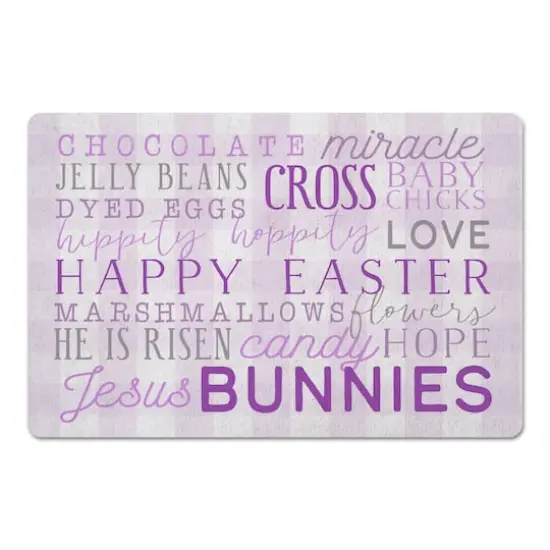 Easter Day Words 3 27" x 18" Floor Mat {1}