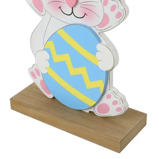 Glitzhome&reg; 30.75" Easter Stacked Bunny Wooden Porch D&eacute;cor {9}