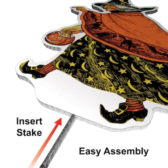 Beistle Plastic Vintage Halloween Yard Signs {4}