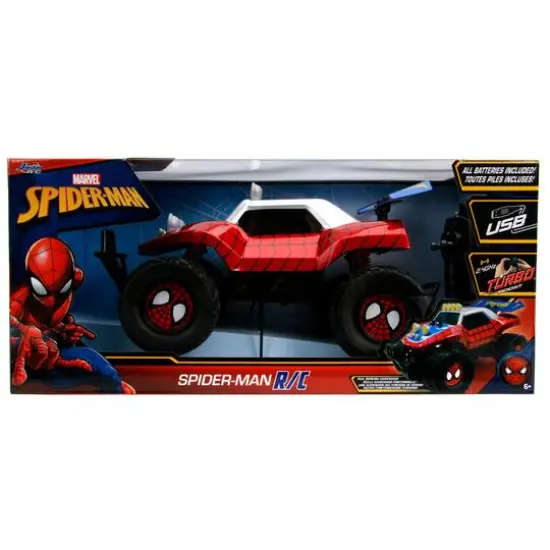Jada Toys&reg; Marvel Spider-Man Remote-Control Glossy Red Buggy Toy {7}