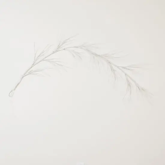 6ft. Artificial White Birch Warm White LED Pre-Lit Garland {5}