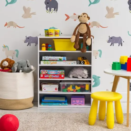 IRIS&reg; 31.5" 5-Tier Organizer Shelf White {7}