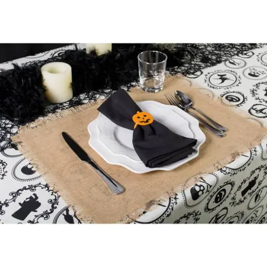 DII&reg; 70" Halloween Portrait Tablecloth {5}