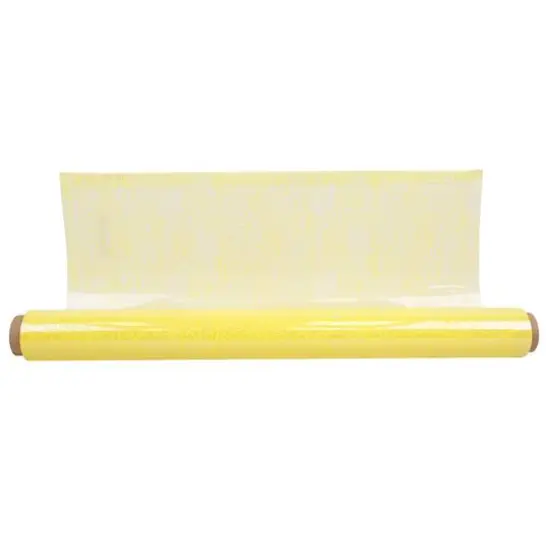 JAM Paper Victorian Lace Floral Cello Bouquet Wrap, 20" x 100ft. Yellow {1}