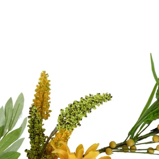 5ft. Orange Peony Artificial Fall Harvest Garland {3}