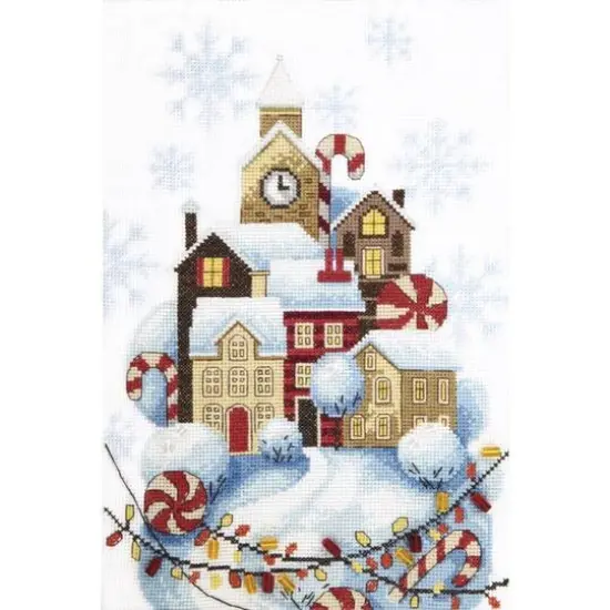 Crystal ArtCounted Cross Stitch Kit Gingerbread House {1}