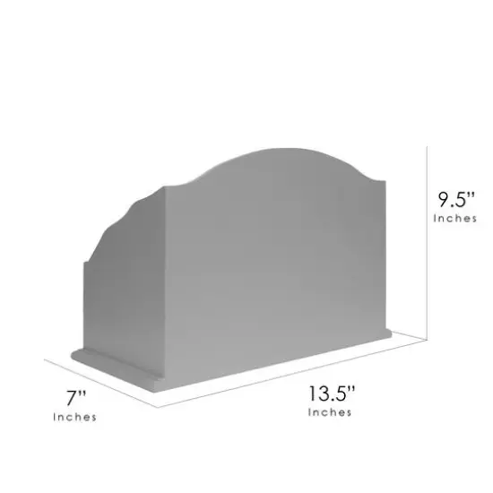 American Art D&eacute;cor&trade; Gray All-in-One Desk Organizer with 6 Compartments {6}