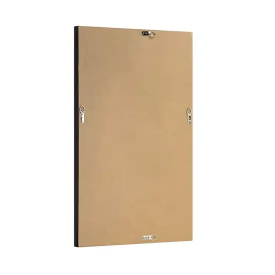 Head West Black Metro Beaded Glass Framed Vanity Mirror - 32" x 20" {10}