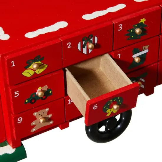 Glitzhome&reg; 14.5" Christmas Truck Countdown D&eacute;cor {8}