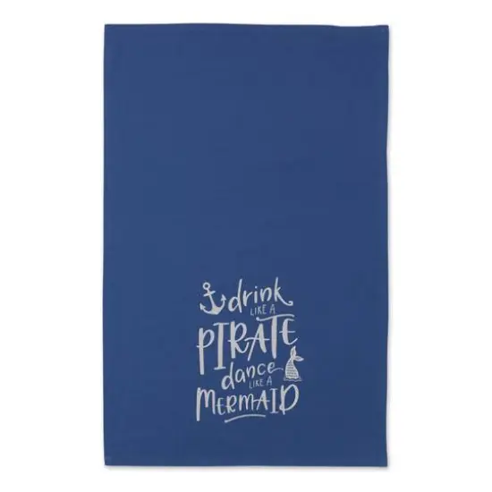 DII&reg; Beach Happy Place Printed Dishtowel Set {4}