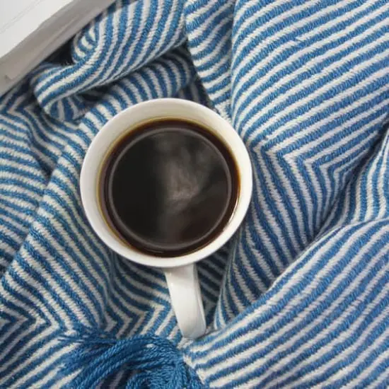 DII&reg; Gray Luxury Chevron Throw {4}