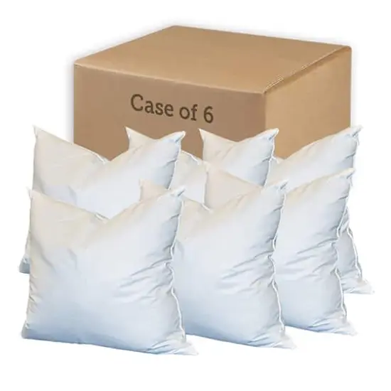 Feather-fil&reg; 6ct. Luxurious Feather & Down Pillow Inserts, 20" x 20" {3}