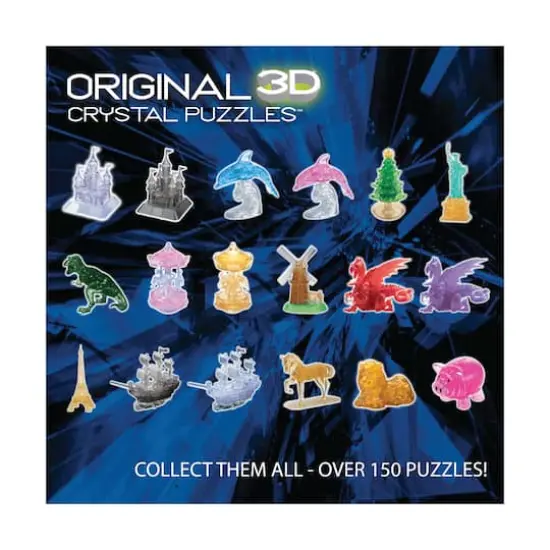 3D Crystal Puzzle - Dragon (Orange): 56 Pcs {8}