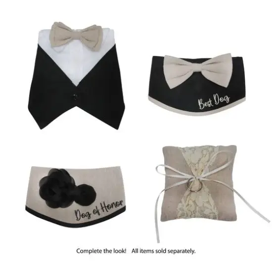 Best Furry Friends Dog of Honor Floral Collar Rustic {6}