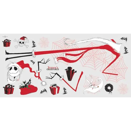 RoomMates Disney® The Nightmare Before Christmas Holiday Giant Wall Decal Set {6}