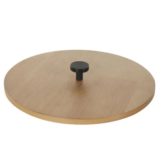 Brown Round Handmade Slatted Box Set {5}