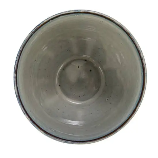 Hello Honey&reg; 5.25" Round Debossed House Design Stoneware Planter {5}