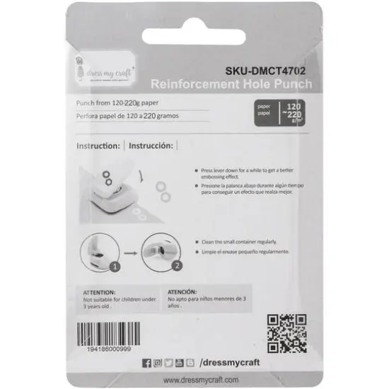 Dress My Craft&reg; Reinforcement Hole Punch {4}
