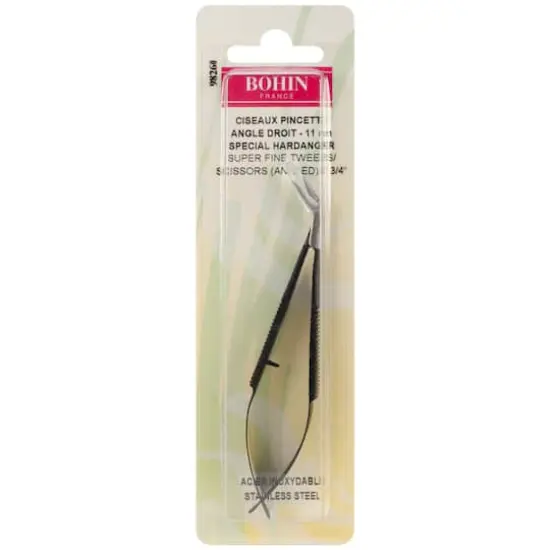 Bohin 4.375" Hardanger Embroidery Scissors Tweezers {1}
