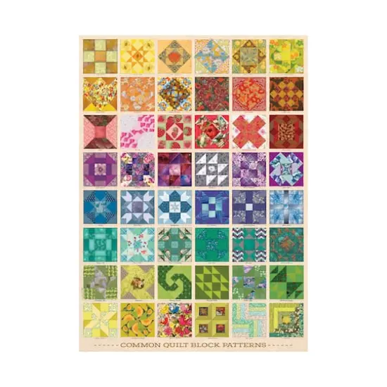 Common Quilt Blocks: 1000 Pcs {1}