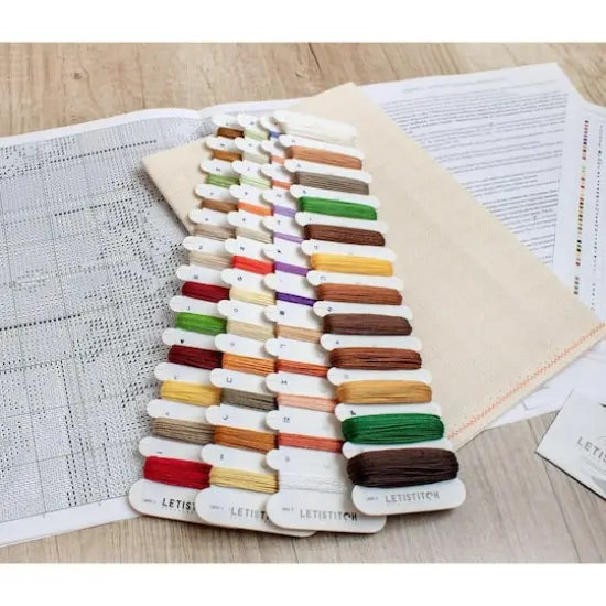 Letistitch Santa's Rest by the Chimney Counted Cross Stitch Kit {4}