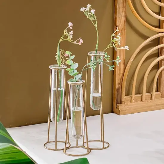 Kate Aspen&reg; Test Tube Flower Vase Set {5}