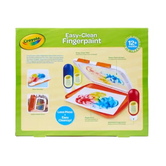 Crayola&reg; Easy-Clean Fingerpaint Set  {5}