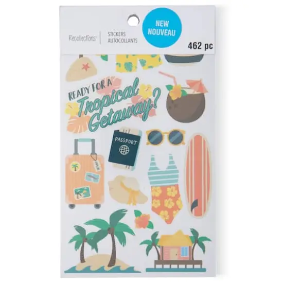 Tropical Vacation Stickers by Recollections&trade; {5}