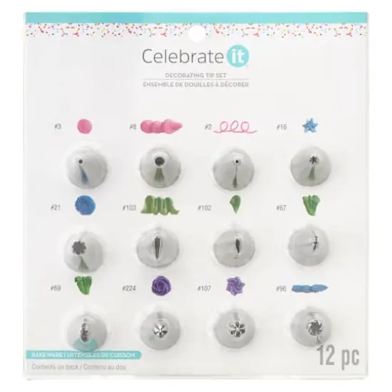 Decorating Tip Set by Celebrate It&reg;, 12ct. {5}
