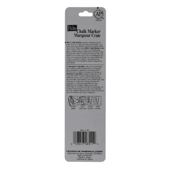 Marvy&reg; Uchida Bistro Extra-Fine Chalk Marker White {6}