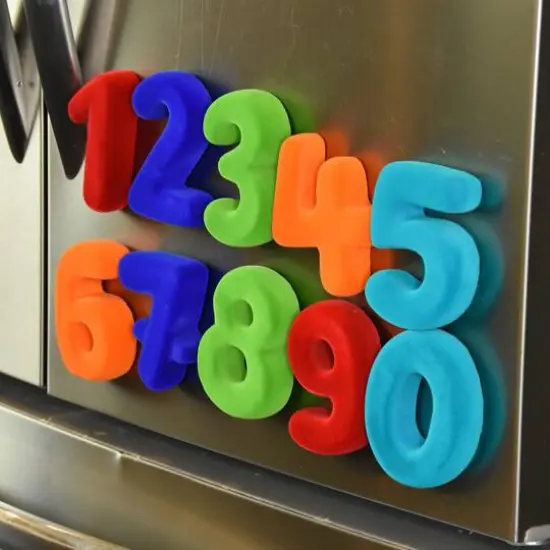 Rubbabu Bright Squishy Magnetic Numeral Set {5}