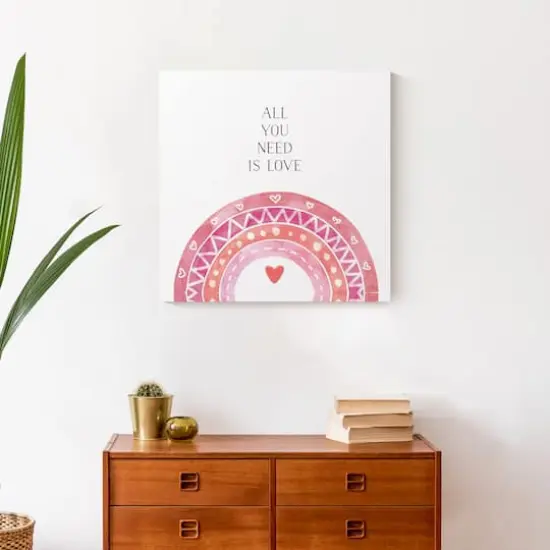 All You Need Is Love Canvas Wall Art {6}