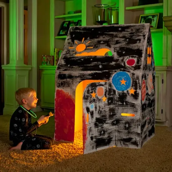 Easy Playhouse Classic Cardboard Playhouse {4}
