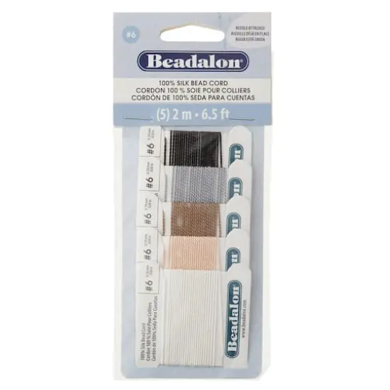 Beadalon&reg; Size 6 Earth Tone Silk Bead Cord {4}