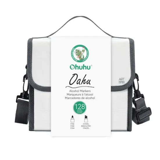 Ohuhu&reg; Oahu 128 Color Basic Alcohol Markers {1}