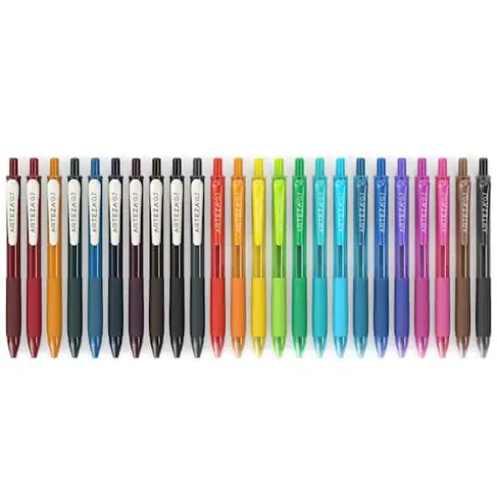 Arteza&reg; Vintage & Bright 0.7mm Retractable Gel Pen Set {5}