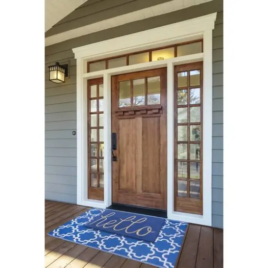 DII&reg; Hello Doormat Blue {7}