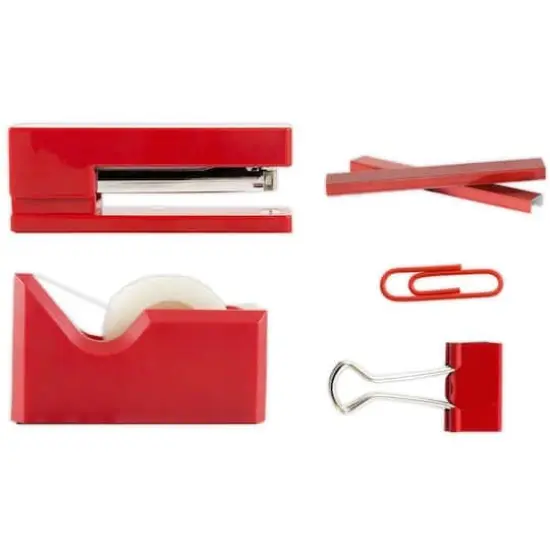 JAM Paper Office Starter Kit Red {4}