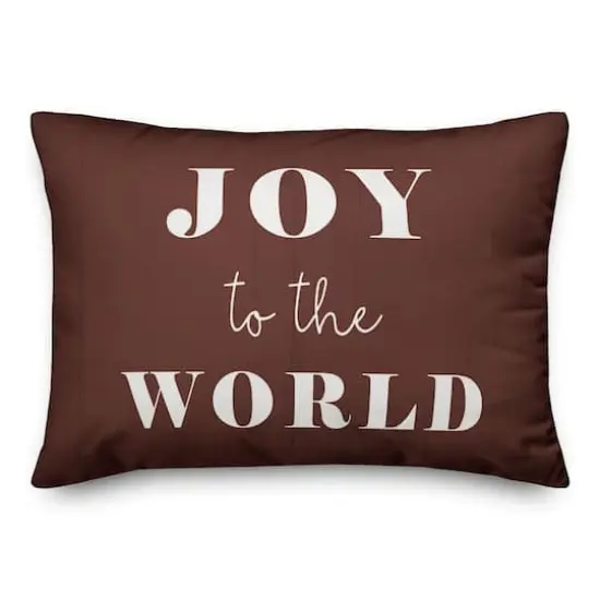Joy To The World 14x20 Throw Pillow {1}