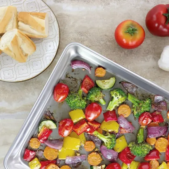 Oster 17" Baker's Glee Aluminum Roaster Pan {7}