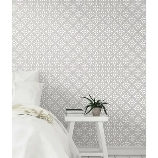 RoomMates Rose Lindo Agave Peel & Stick Wallpaper Gray {6}