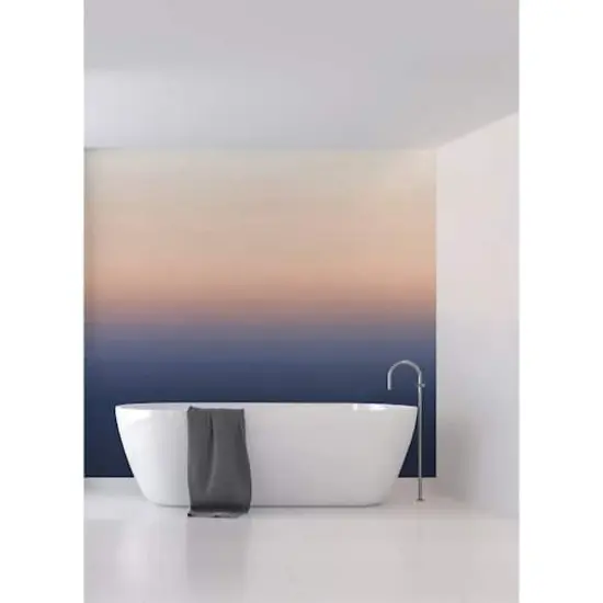 Katie Hunt Orange & Blue Ombre Sunrise Wall Mural {10}