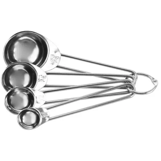 MegaChef 14 Piece Stainless Steel Measuring Cup & Spoon Set with Mixing Bowls {6}