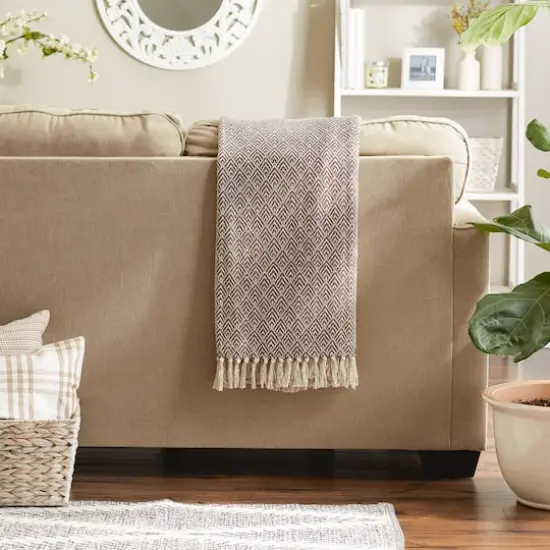 DII&reg; Diamond Throw Bark Brown {7}