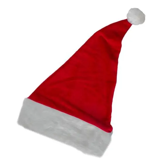 Red & White Unisex Adult Christmas Santa Hat {1}