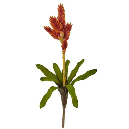 23" Tropical Bromeliad Artificial Flower (Set of 3) {1}