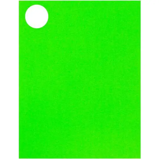 JAM Paper Circular Seal & Rectangular Mailing Address Label Combo Set Neon Green {7}
